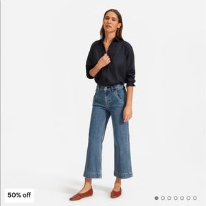 Everlane wide leg Jean size 26 in medium indigo